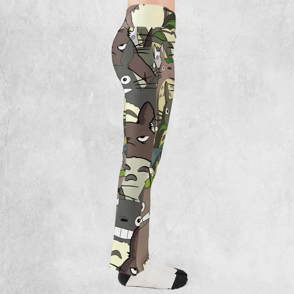 My Neighbor Totoro Flare Leggings - 2