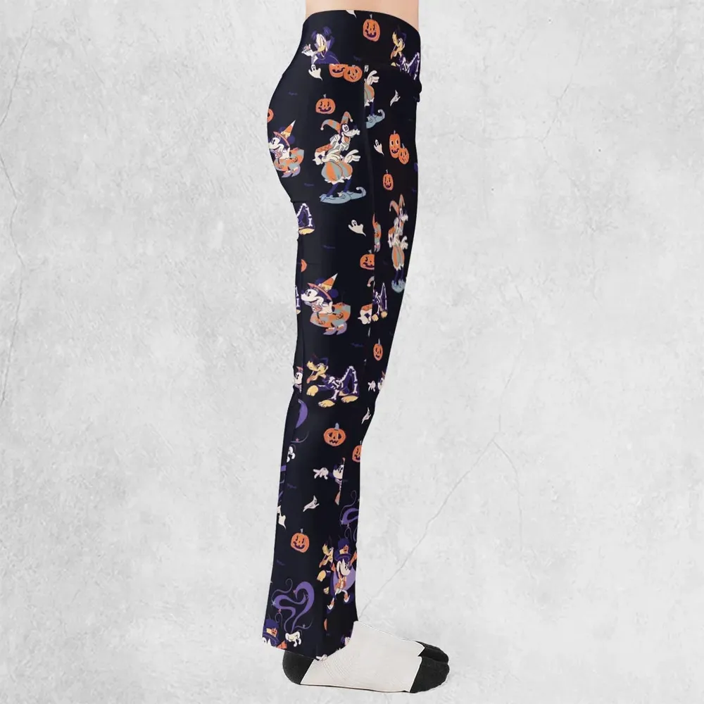 Happy Halloween Flare Leggings - 2