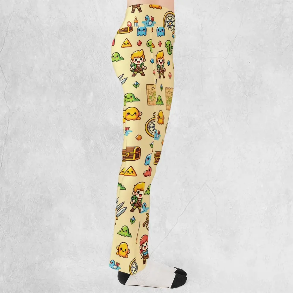Quest Mode On The Legend of Zelda Flare Leggings - 2