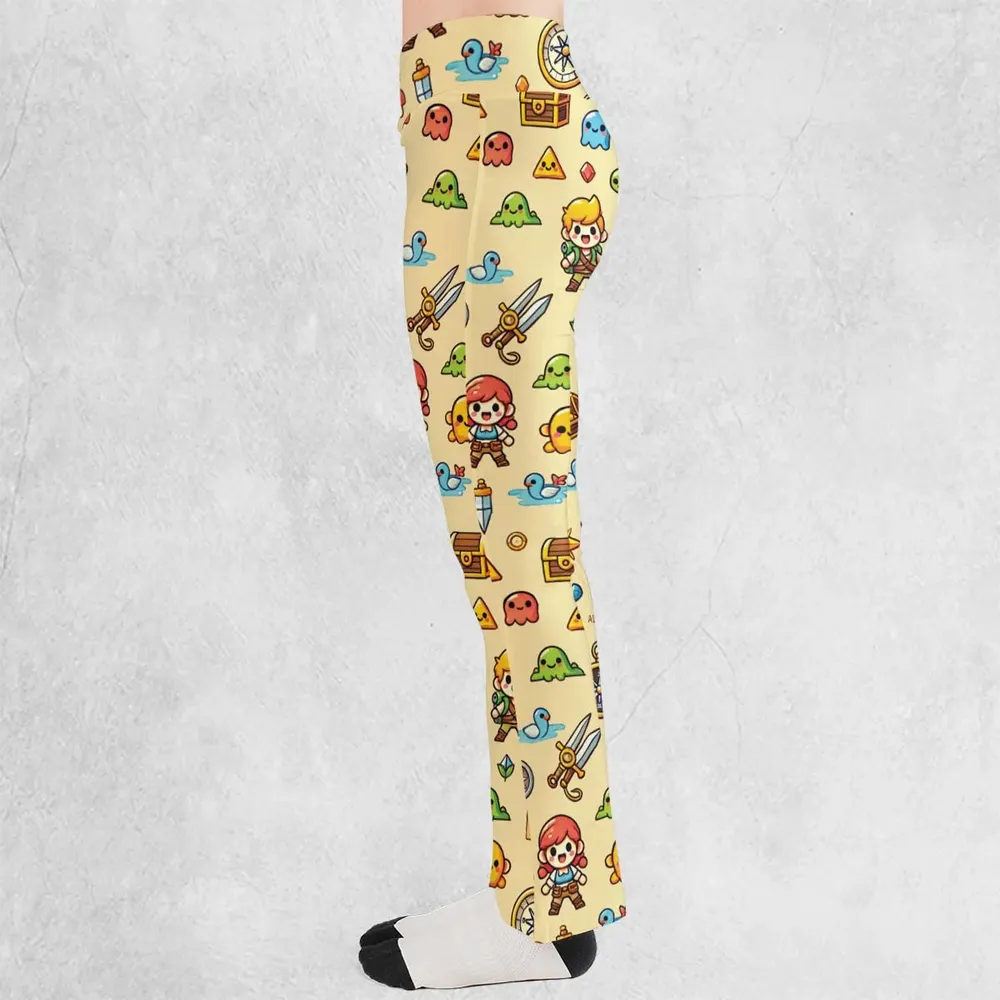 Quest Mode On The Legend of Zelda Flare Leggings - 3