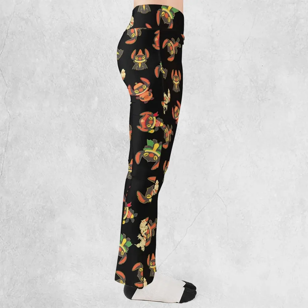 Stitch Halloween Costumes Flare Leggings - 2
