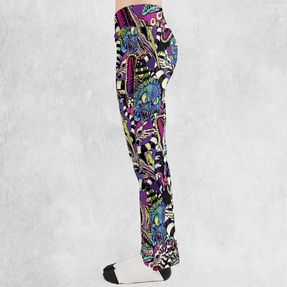 Stay Spooky Beetlejuice Flare Leggings - 3