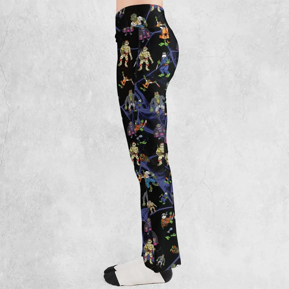 TMNT Universal Monsters And Sewer Slasher Toys Flare Leggings - 3