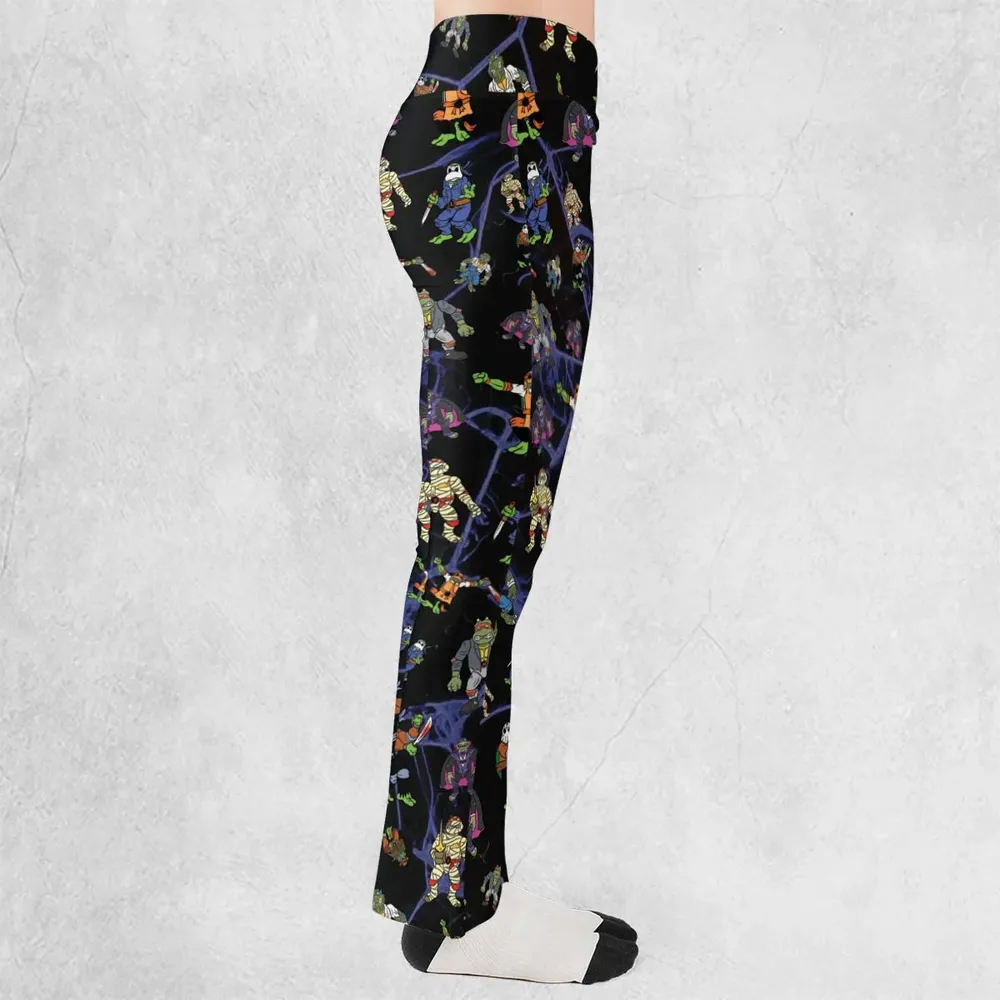 TMNT Universal Monsters And Sewer Slasher Toys Flare Leggings - 2