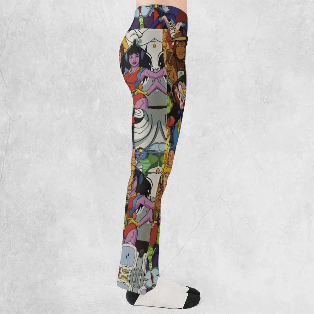 Frightfully Funny Ghostbusters Groovie Goolies Flare Leggings - 2