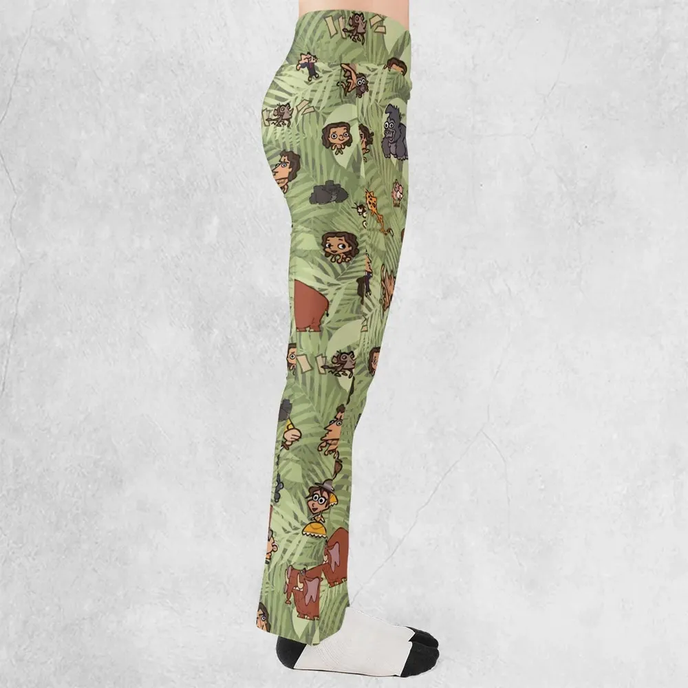 Tarzan Characters Flare Leggings - 2