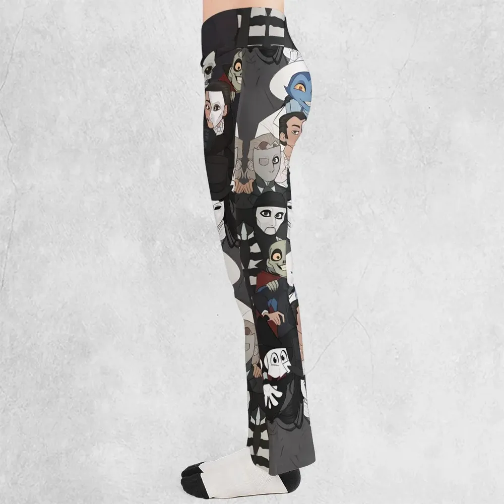 Faces The Phantom of Opera Flare Leggings - 3