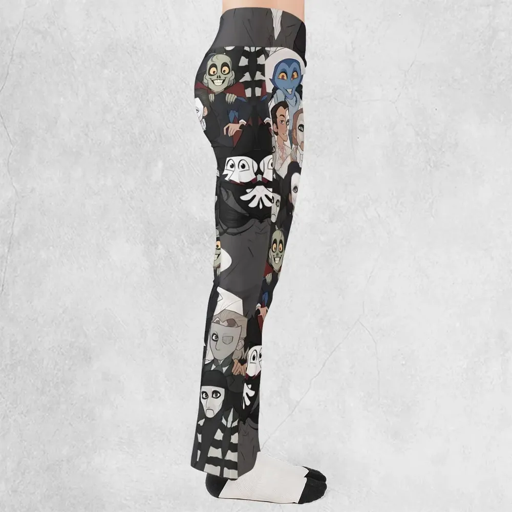 Faces The Phantom of Opera Flare Leggings - 2