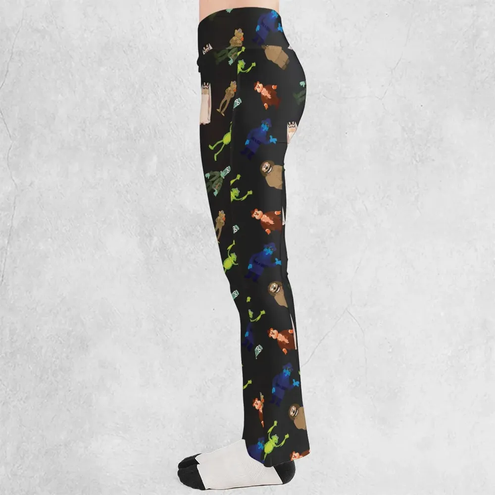 Muppet Monster Flare Leggings - 3