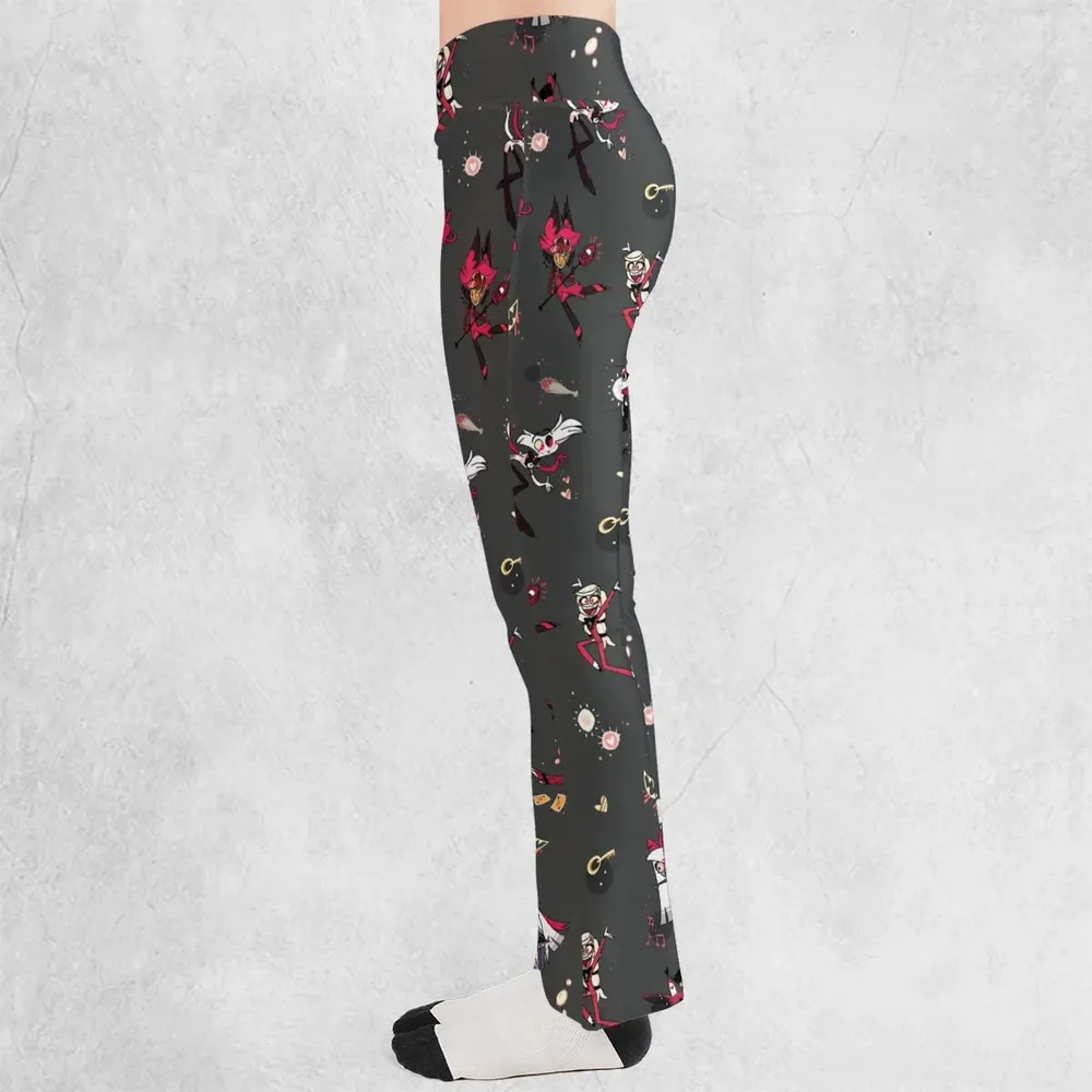 Helluva Hazbin Flare Leggings - 3
