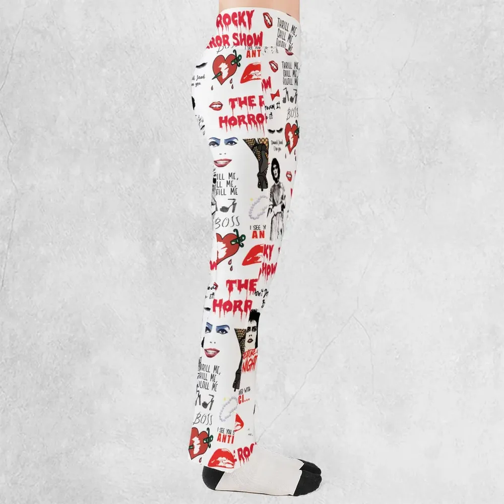 The Rocky Horror Picture Show Pattern Flare Leggings - 2