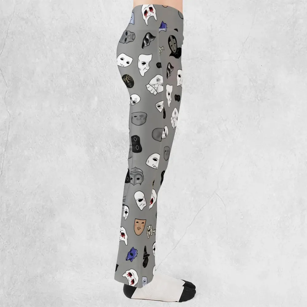Masks of Phantom of Opera Flare Leggings - 2
