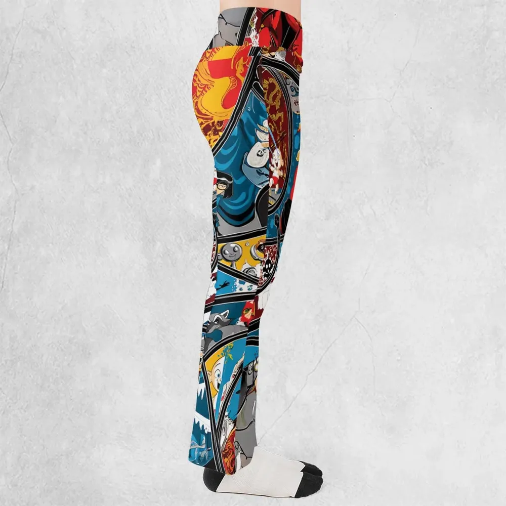 The Incredibles cartoon Flare Leggings - 2