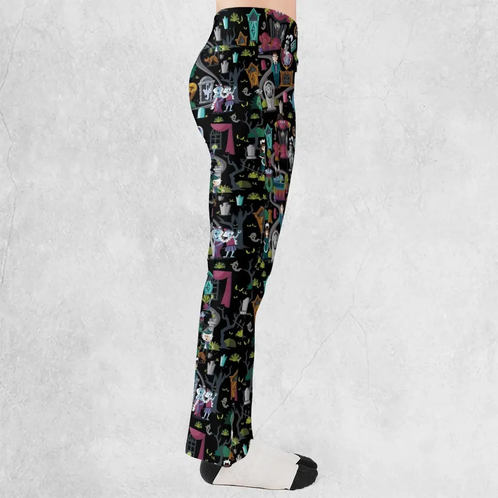 Haunted Mansion Map Flare Leggings - 2