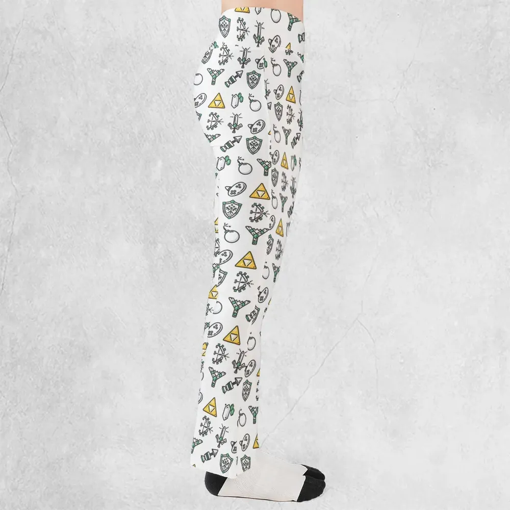 The Zelda Pixel Style Flare Leggings - 2