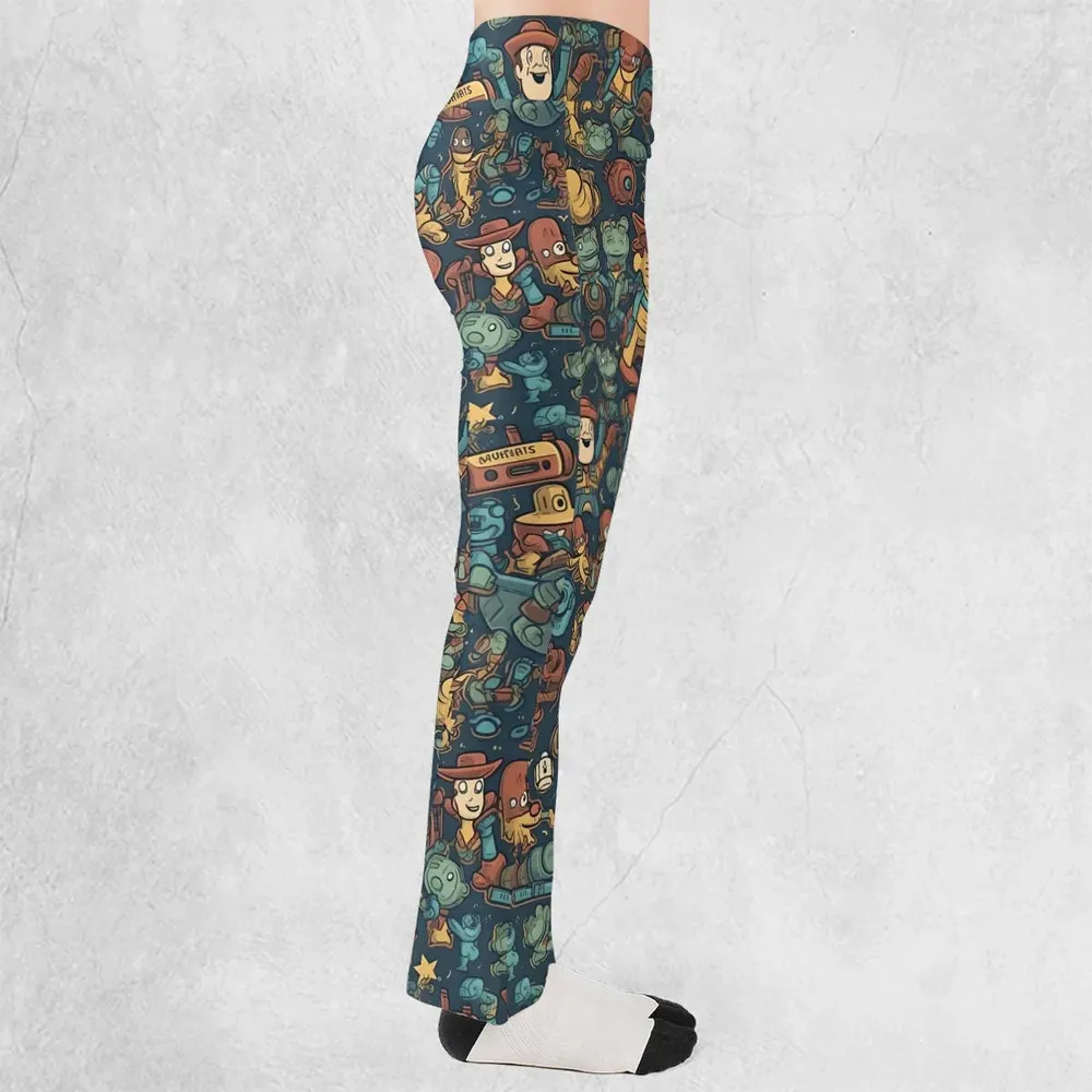 Story of Toy Cowboys Toy Story Flare Leggings - 2