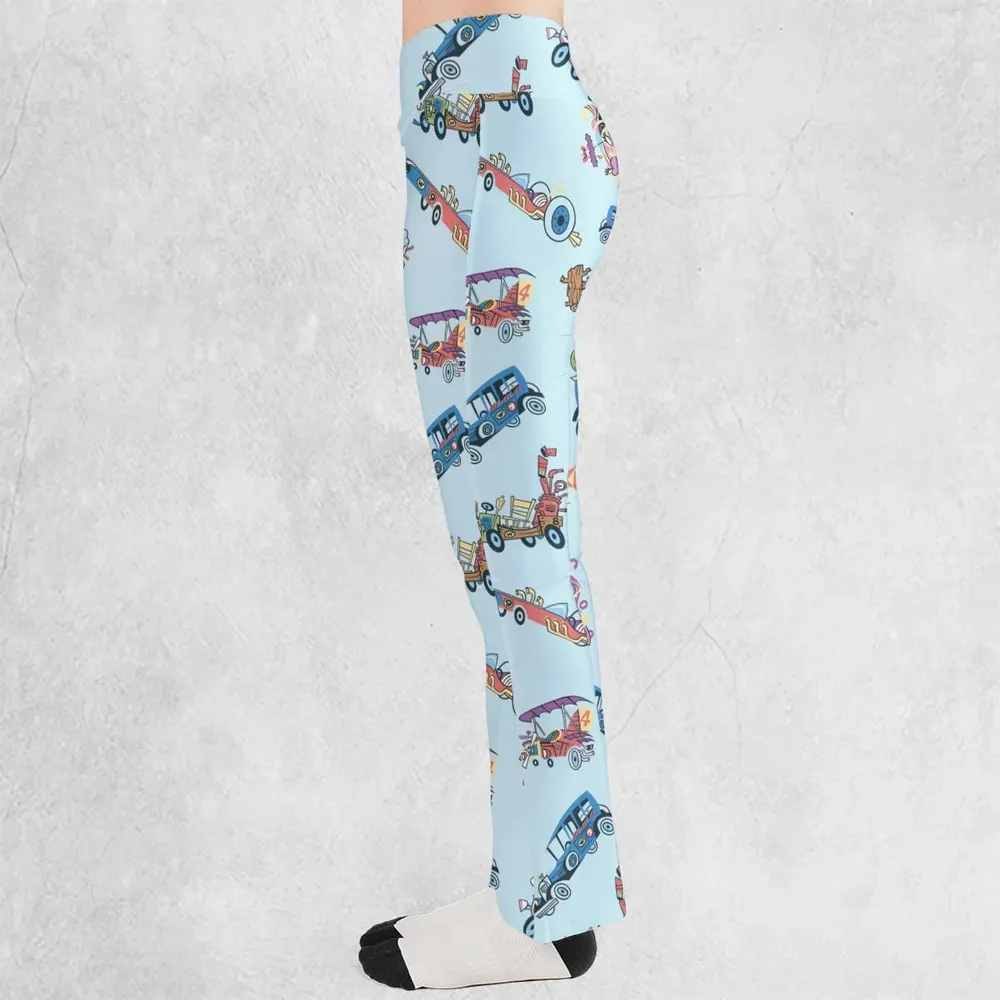 W is for Wacky Races Flare Leggings - 3