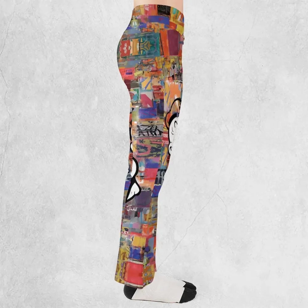 Popeye The Sailor Man Flare Leggings - 2