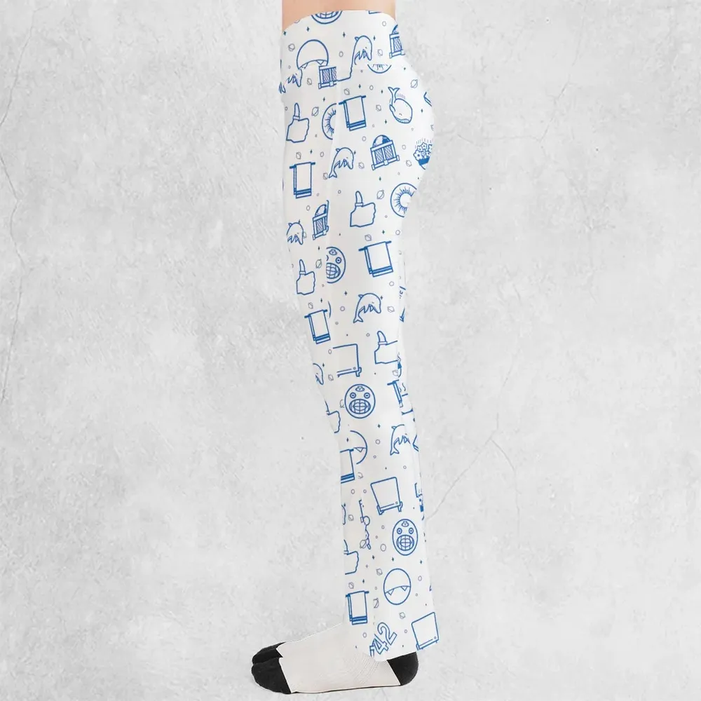 Don't Panic Life 42 The Hitchhiker's Guide to the Galaxy Flare Leggings - 3
