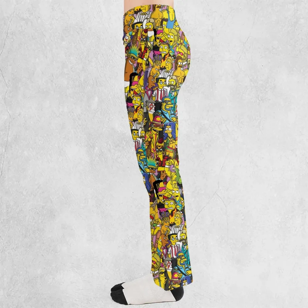WWF Simpsons Flare Leggings - 3
