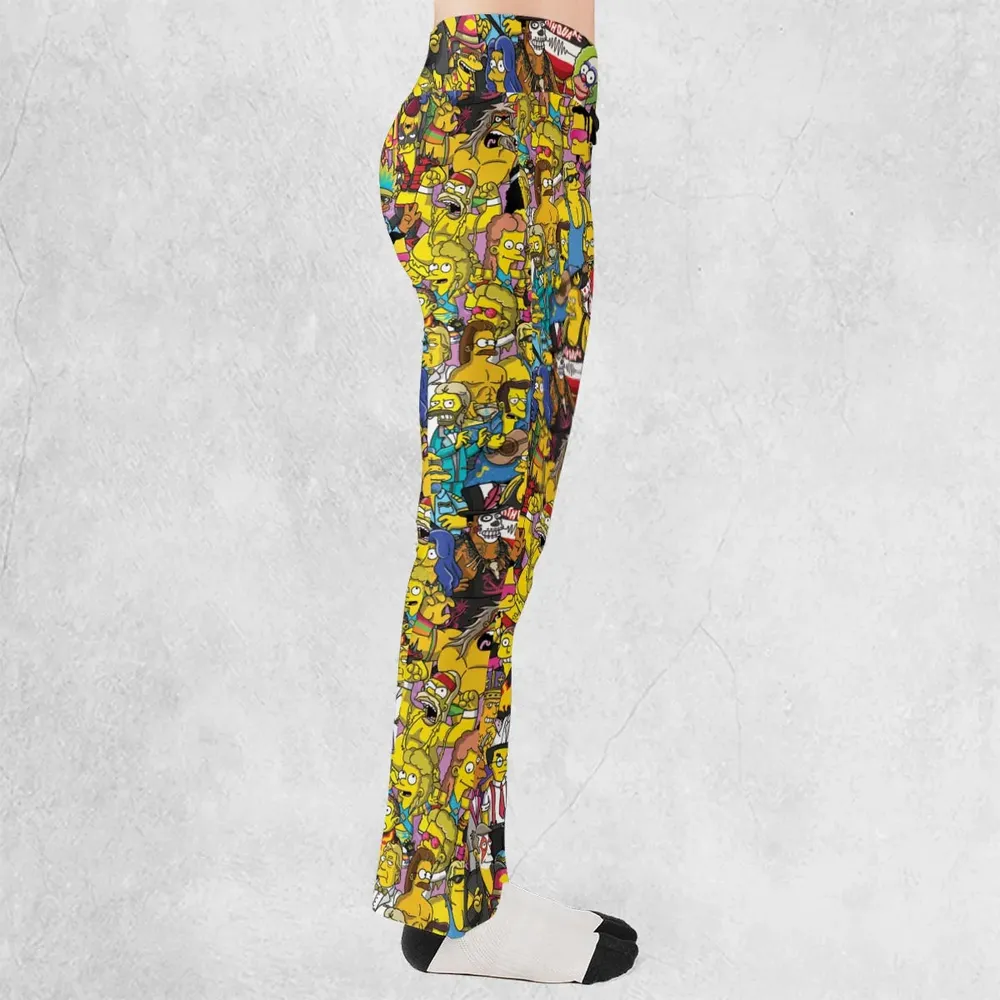 WWF Simpsons Flare Leggings - 2
