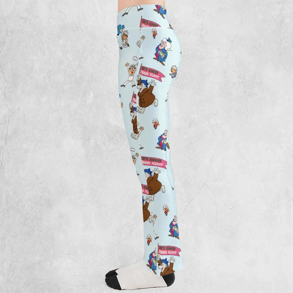 Cereal Cap'n Crunch Characters Flare Leggings - 3