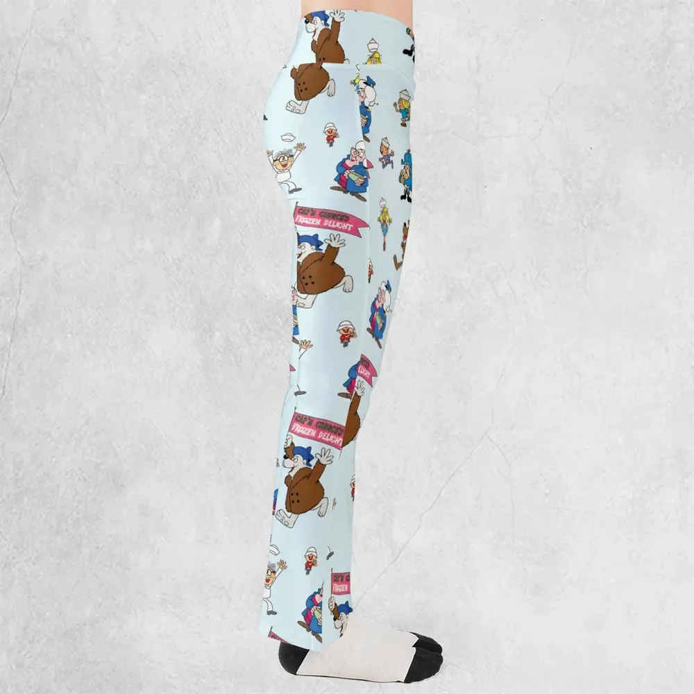 Cereal Cap'n Crunch Characters Flare Leggings - 2