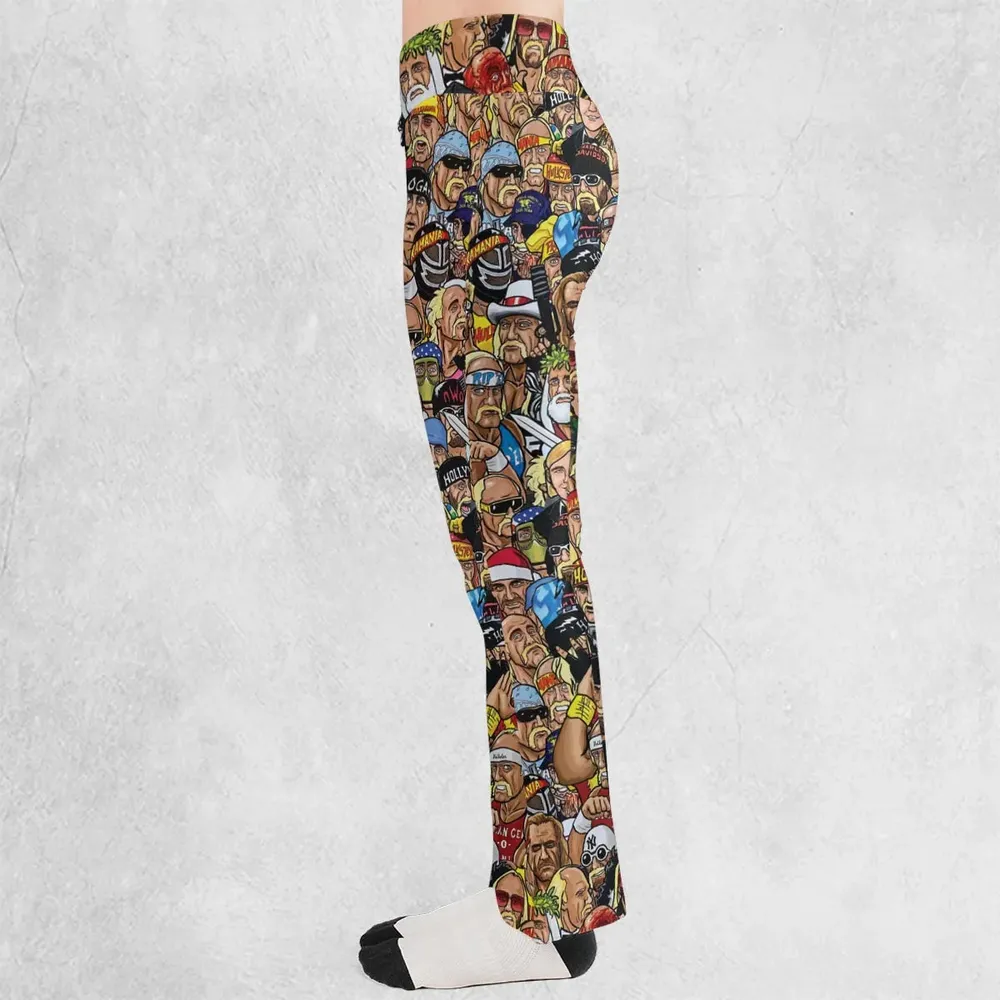 Classic Wrestlers Flare Leggings - 3