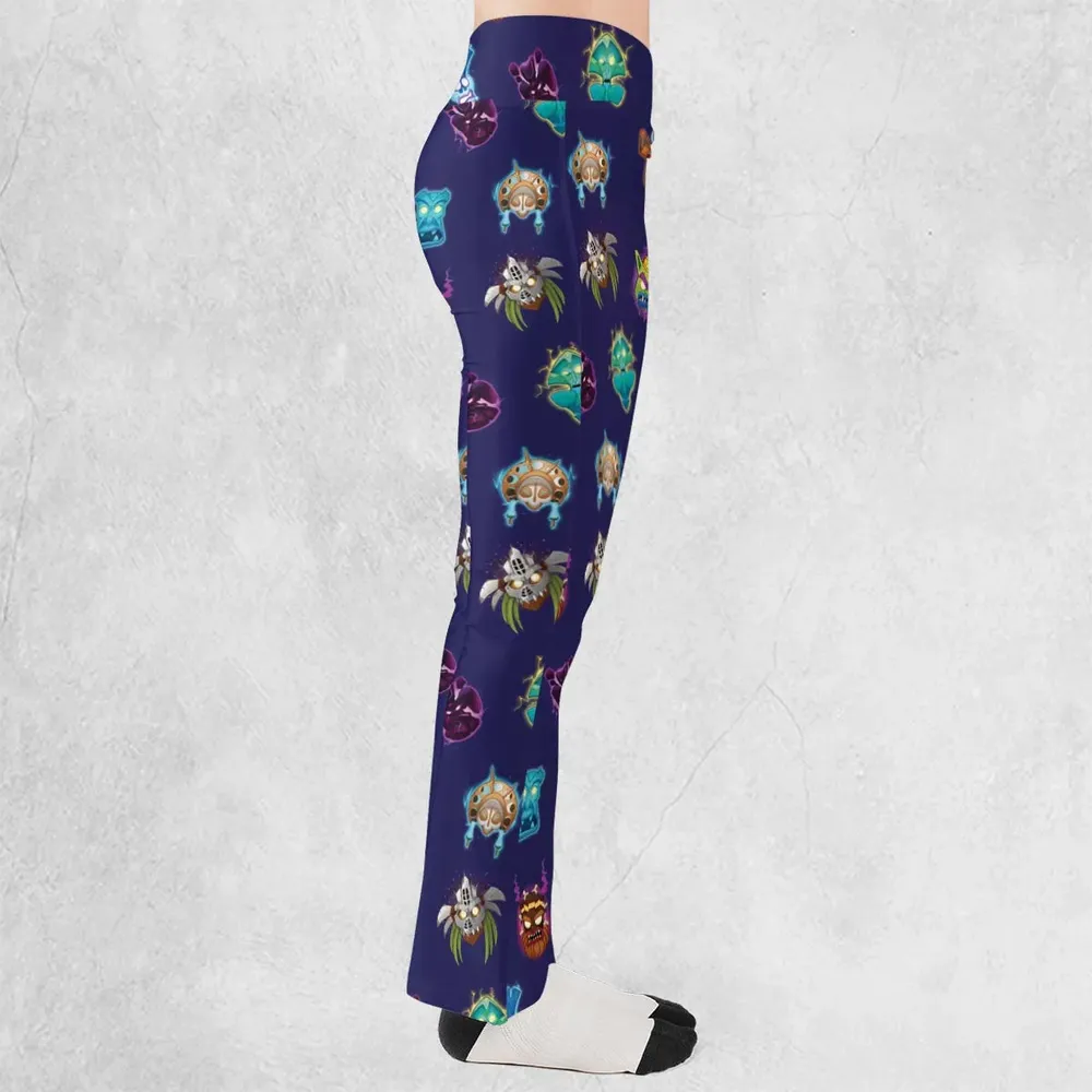 Crash Style Crash Bandicoot Flare Leggings - 2
