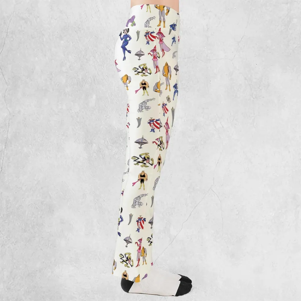 The Justice Friends Characters Flare Leggings - 2