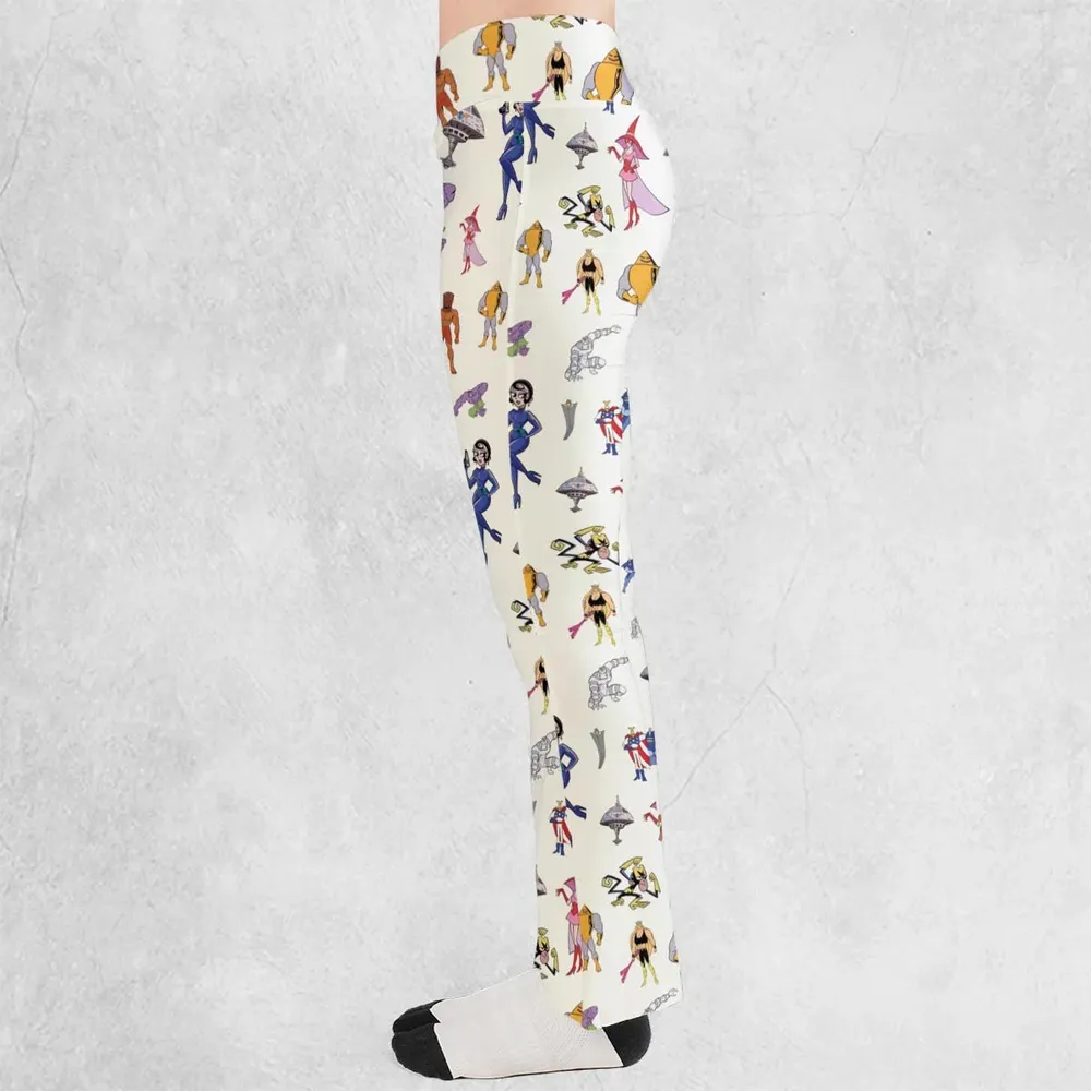 The Justice Friends Characters Flare Leggings - 3