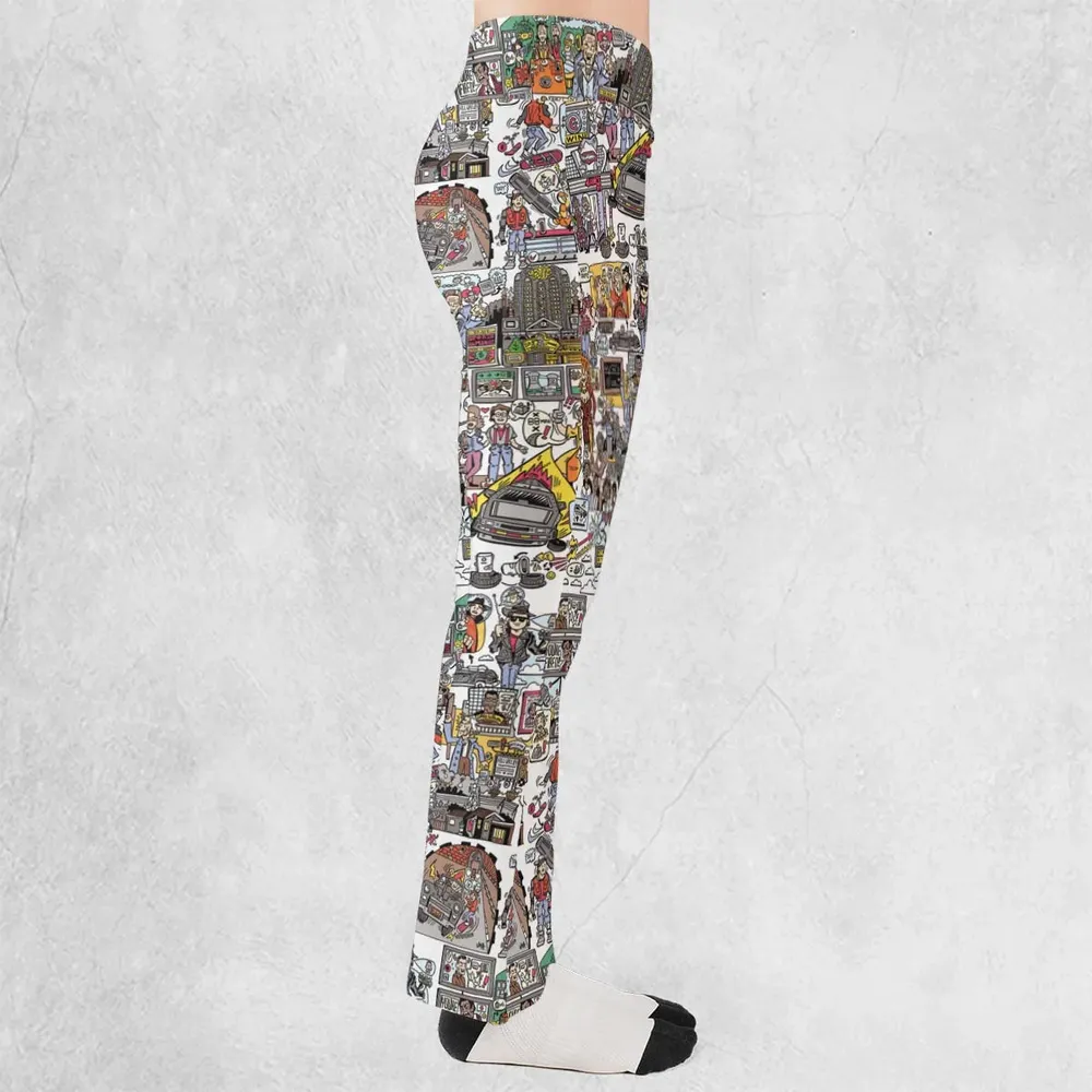 Back To Style Back To The Future Flare Leggings - 2