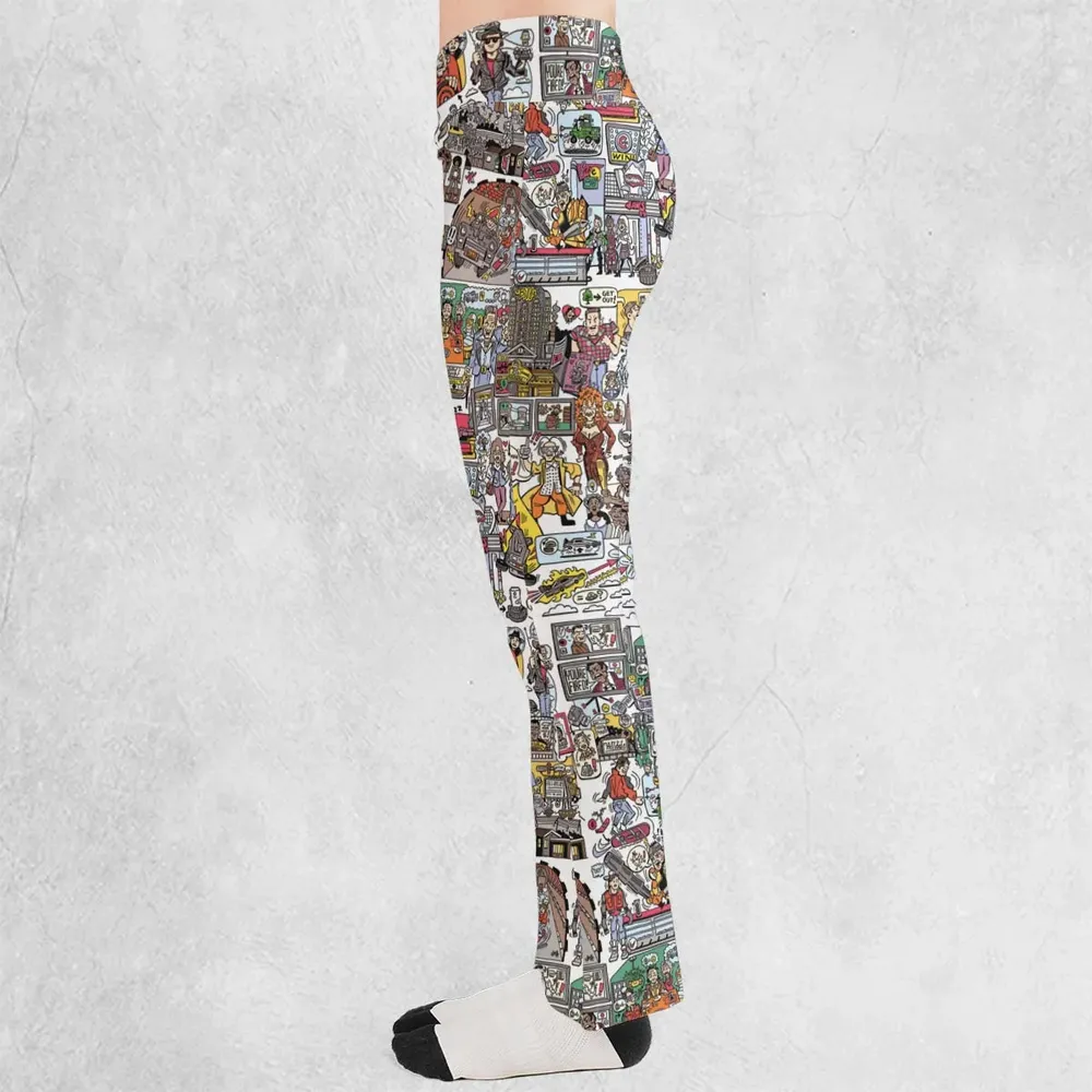 Back To Style Back To The Future Flare Leggings - 3