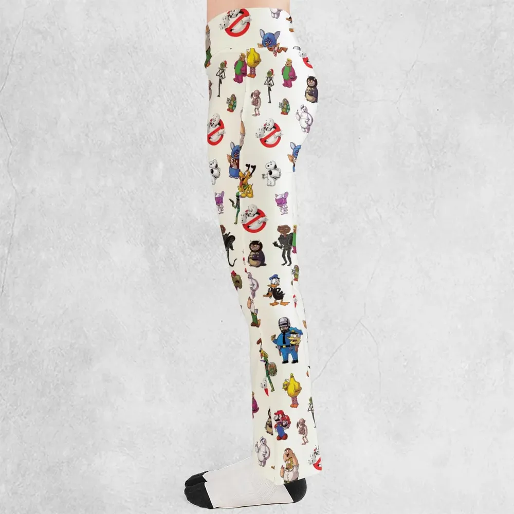 Behind The Face Flare Leggings - 3