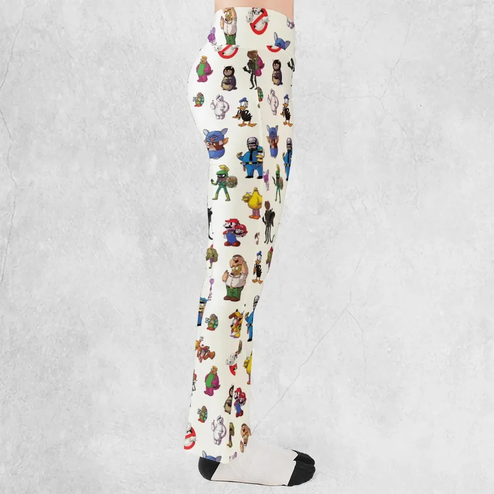 Behind The Face Flare Leggings - 2