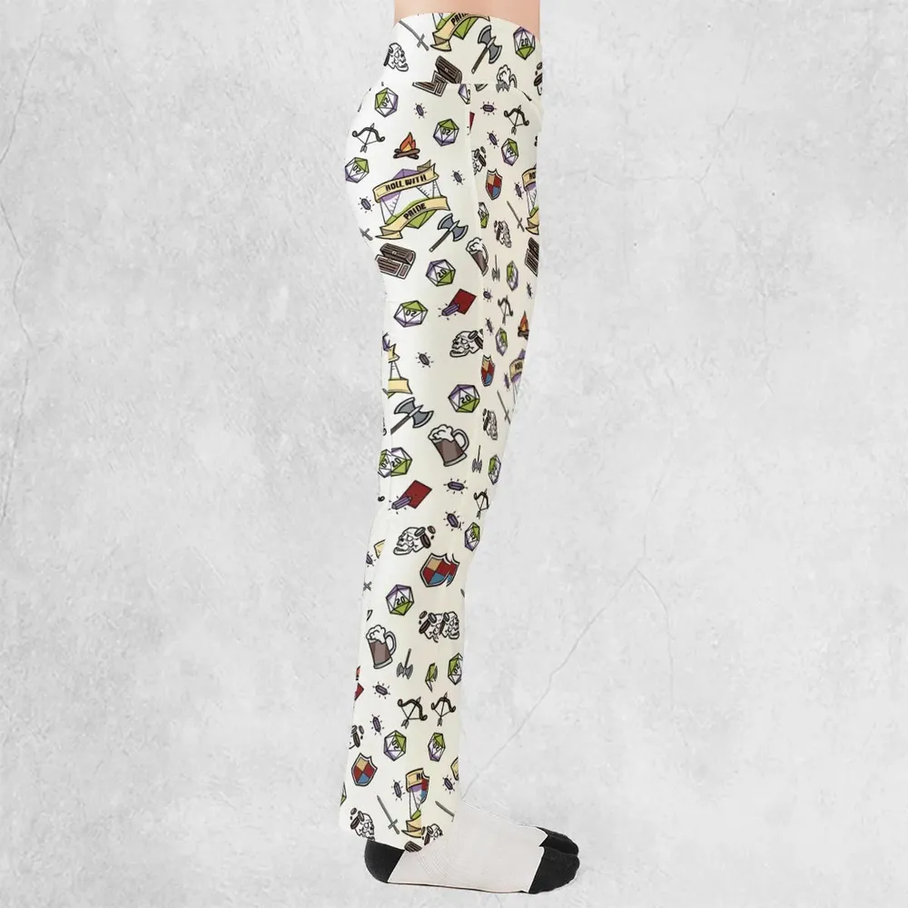 Roll With Pride DnD Flare Leggings - 2
