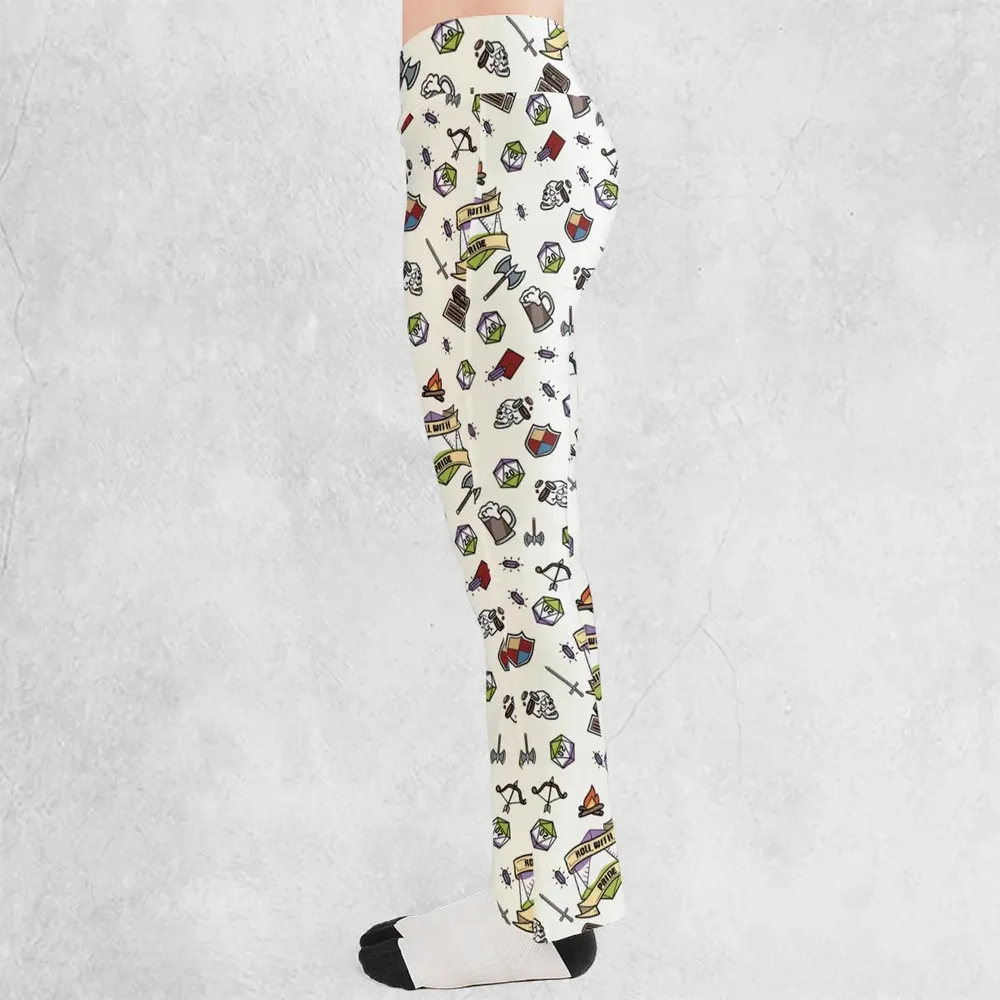 Roll With Pride DnD Flare Leggings - 3