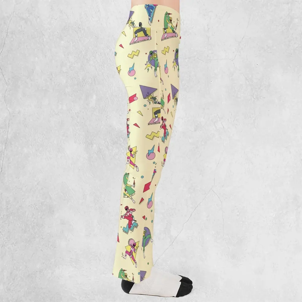Morphin Team Power Rangers Flare Leggings - 2
