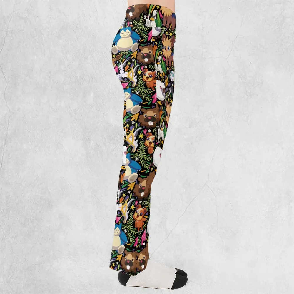 Exotic Tropical Pokemon Flare Leggings - 2