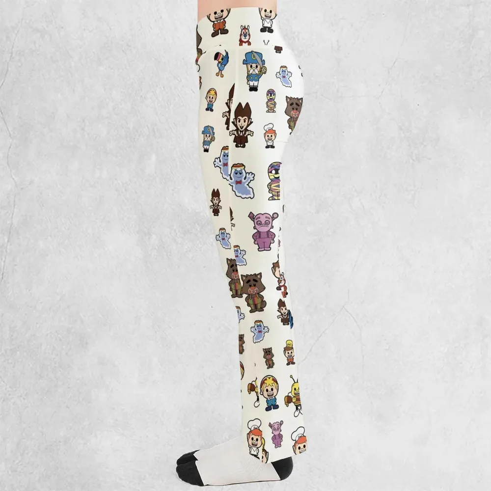 Breakfast Club Cereal Mascot Flare Leggings - 3