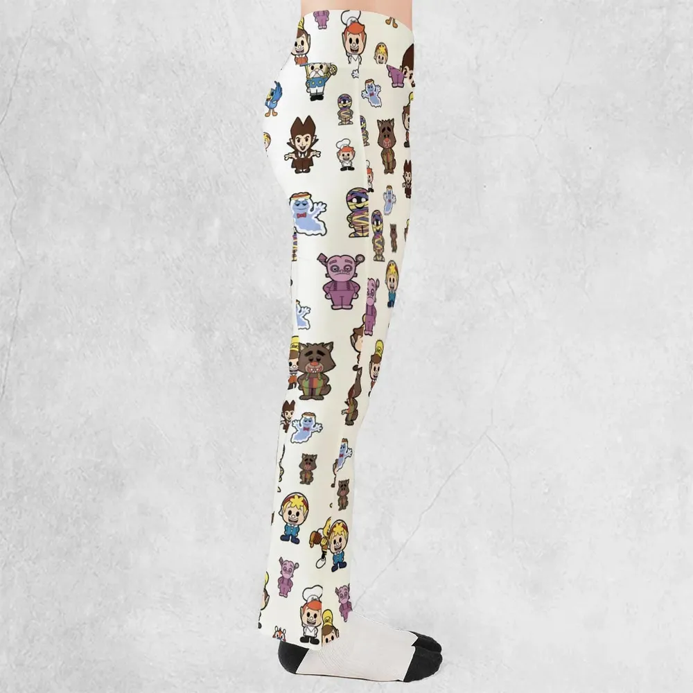 Breakfast Club Cereal Mascot Flare Leggings - 2