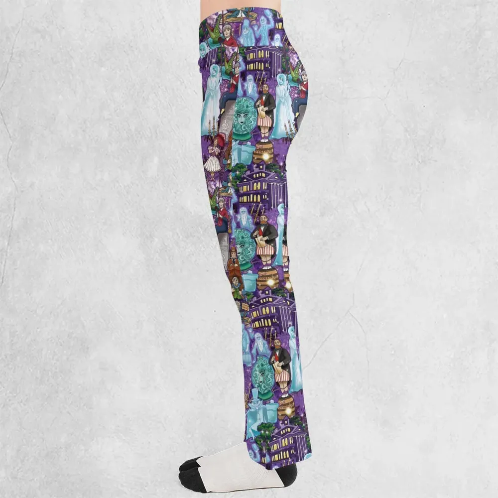 Foolish Mortal Supply Haunted Mansion Flare Leggings - 3