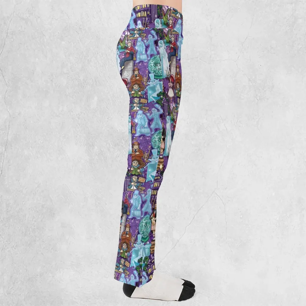 Foolish Mortal Supply Haunted Mansion Flare Leggings - 2