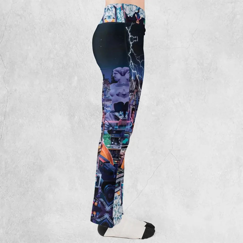 Great Scott! Back To The Future Flare Leggings - 2