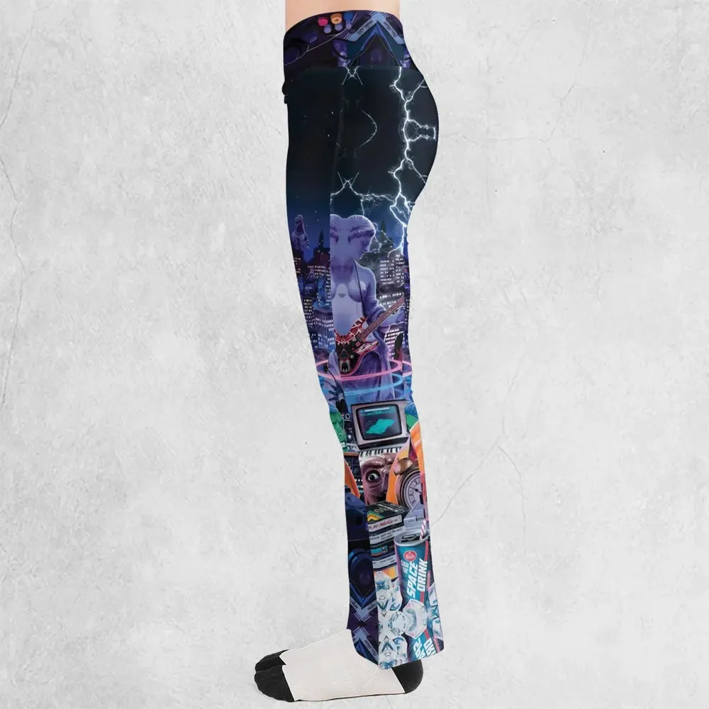 Great Scott! Back To The Future Flare Leggings - 3