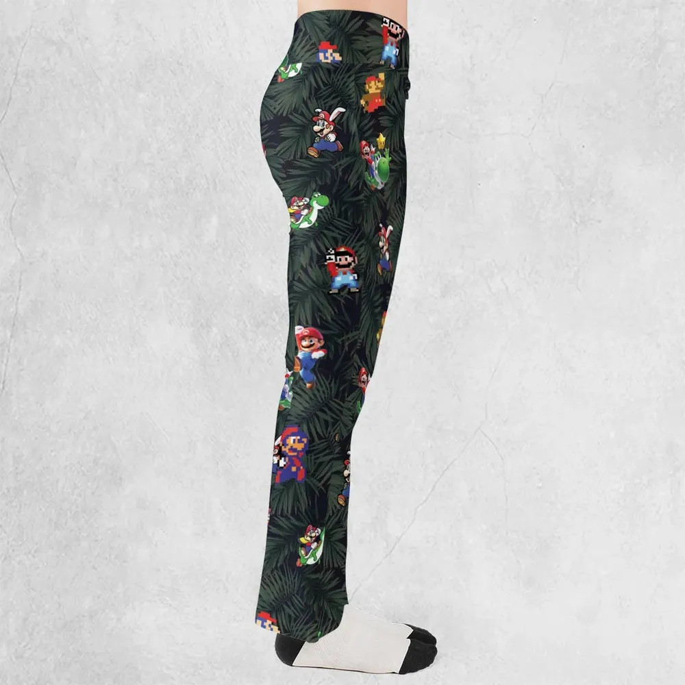 Tropical Mario Super Mario Flare Leggings - 2