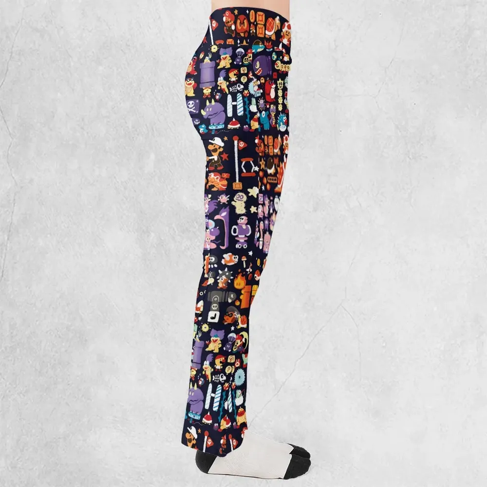Mario Colors Super Mario Flare Leggings - 2