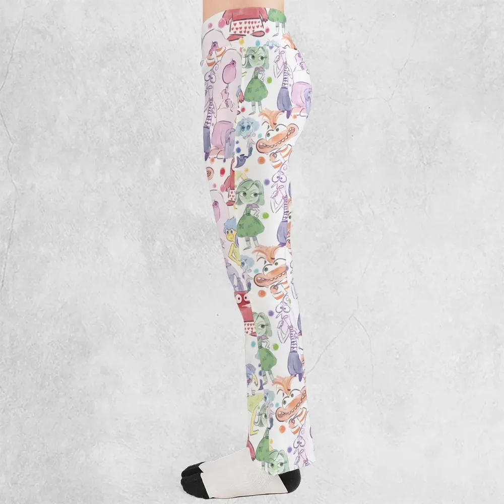 Mood Swing Style Inside Out Flare Leggings - 3