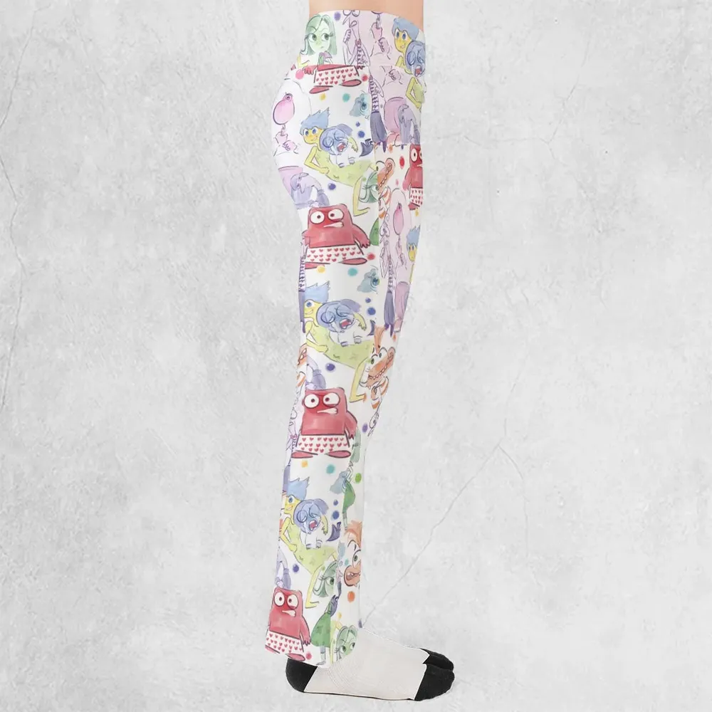 Mood Swing Style Inside Out Flare Leggings - 2