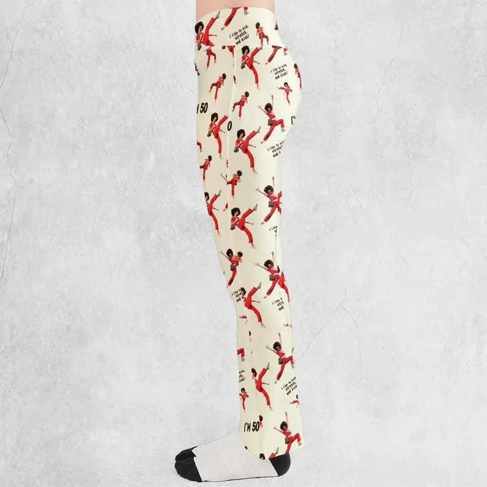 I'm 50 Sally O'Malley SNL Flare Leggings - 3
